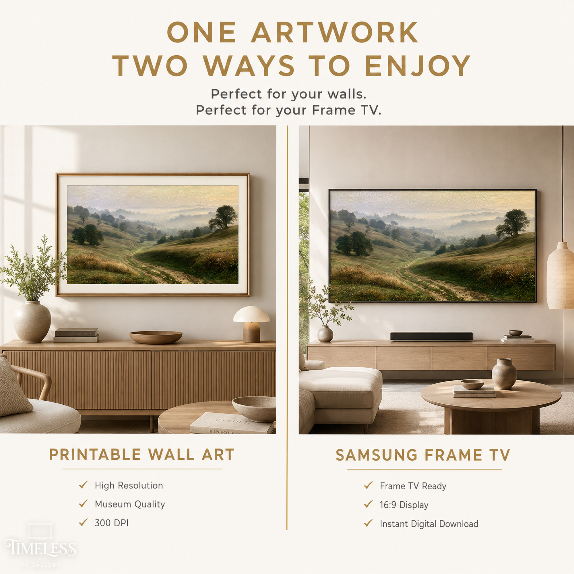12 Old World Landscape Art Bundle, Vintage Wall Art, Samsung Frame TV (Digital Download)