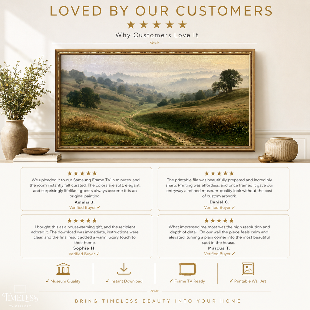 12 Old World Landscape Art Bundle, Vintage Wall Art, Samsung Frame TV (Digital Download)