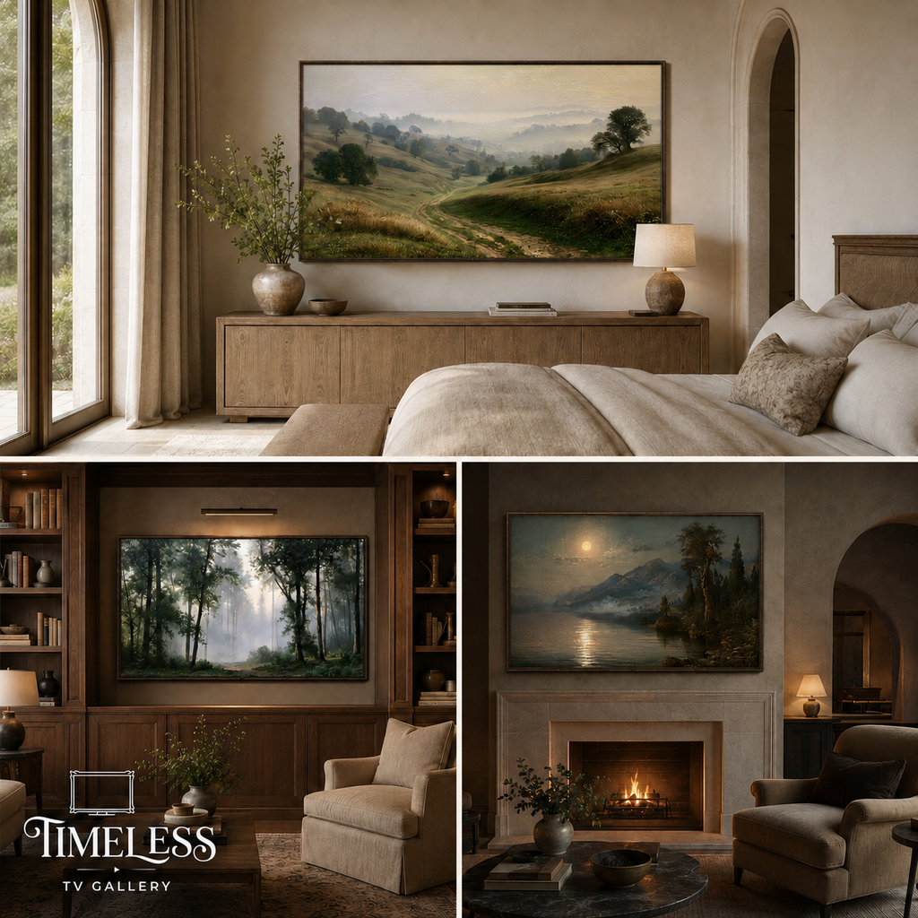 12 Old World Landscape Art Bundle, Vintage Wall Art, Samsung Frame TV (Digital Download)