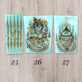 Yant 25 Ha Taew Five Line 26 Ganesha Granting Blessings 27 See Hoo Ha Ta Thai amulet sticker