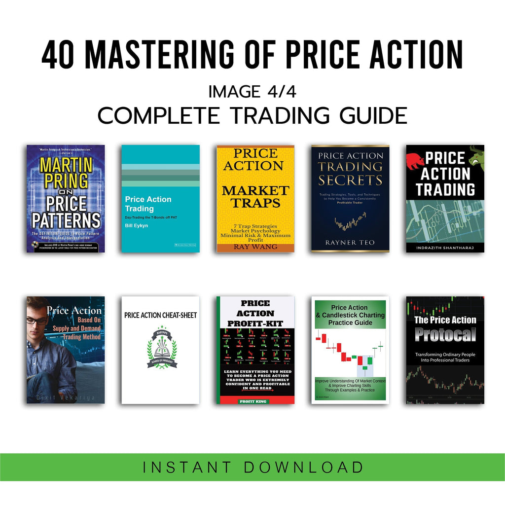 40 Mastering of Price Action – Complete Trading Guide Bundle (40 PDF eBooks)