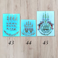 Yant 43 Nuea Duang Above Destiny 44 Silver Gold Bags 45 Twin Salika Lotus Thai amulet sticker
