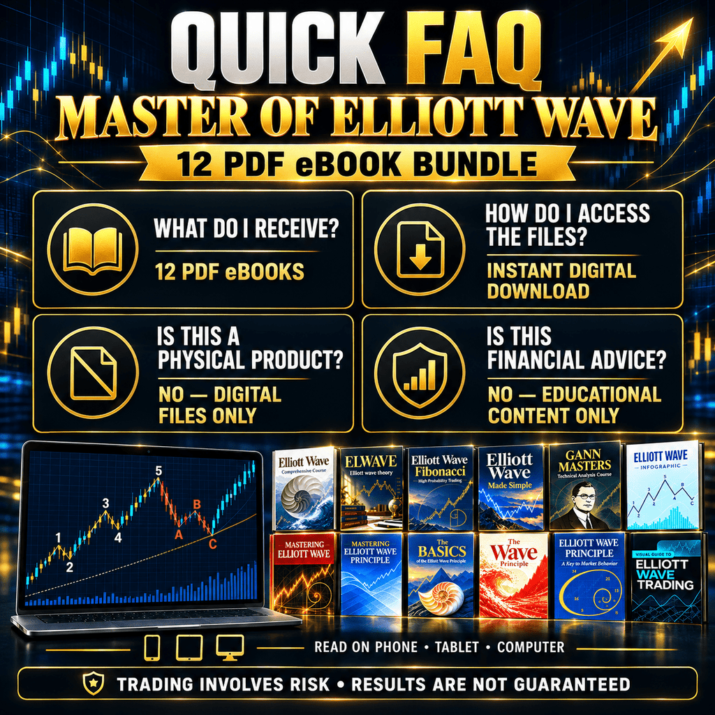 12 PDF Bundle of Mastering of Elliott Wave Set - PDF | the7finds