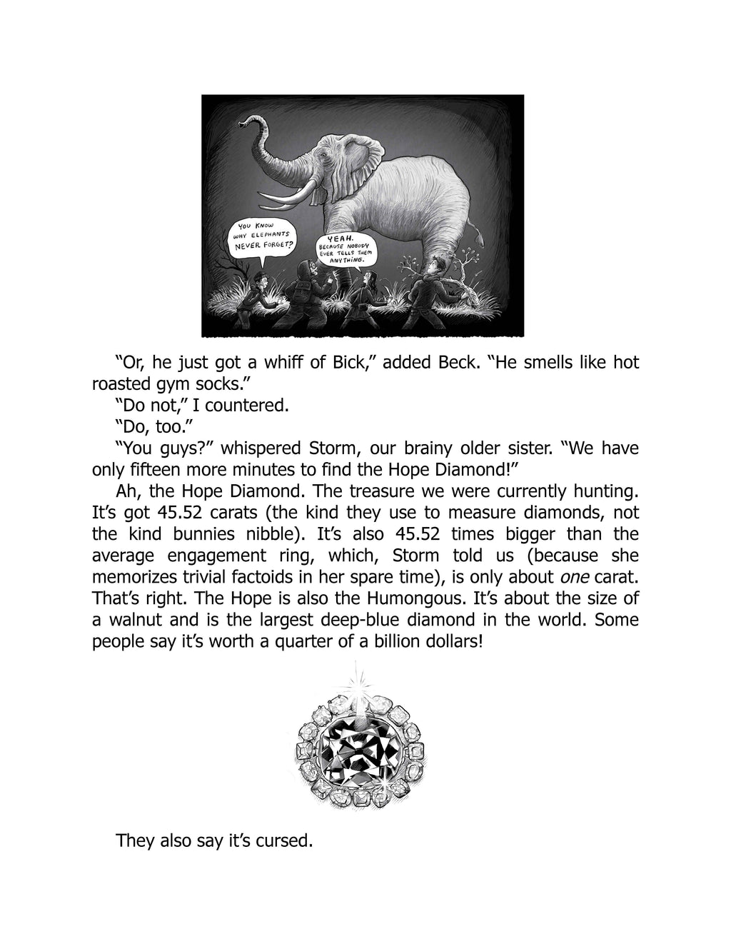 Kids American History Adventure PDF – Illustrated Mystery Ebook Hope Diamond Ages 8-12