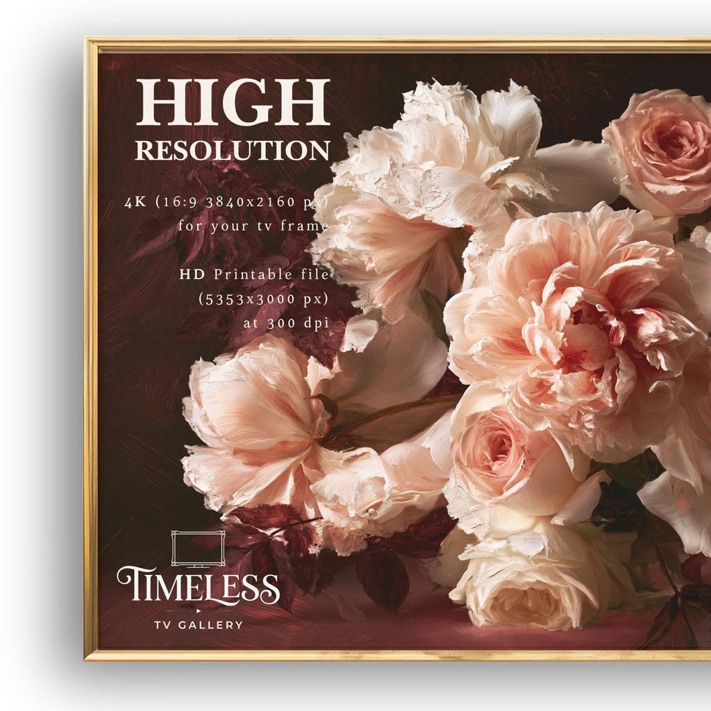 An Embrace of Petals - Digital Wall Art | the7finds