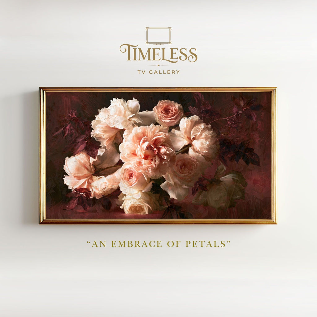An Embrace of Petals - Digital Wall Art | the7finds