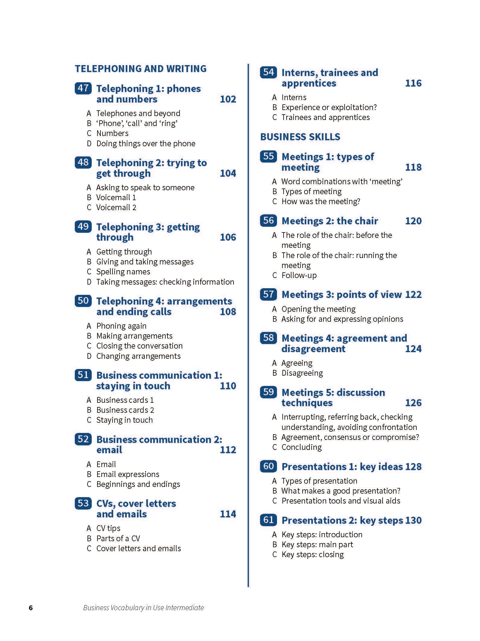 Business English Vocabulary Self-Study: Intermediate Level | 66 Units with Exercises & Answers (PDF)