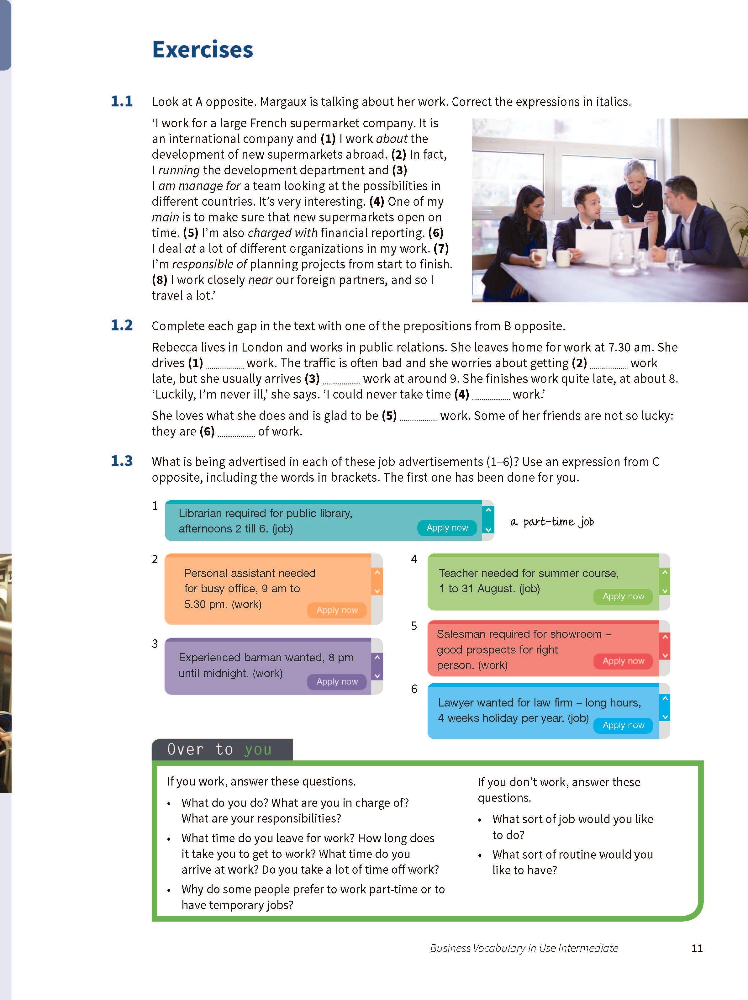 Business English Vocabulary Self-Study: Intermediate Level | 66 Units with Exercises & Answers (PDF)