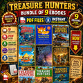 Treasure Hunters Complete Series PDF Bundle – All 9 Books Kids Adventure Ebook Collection Ages 8-12