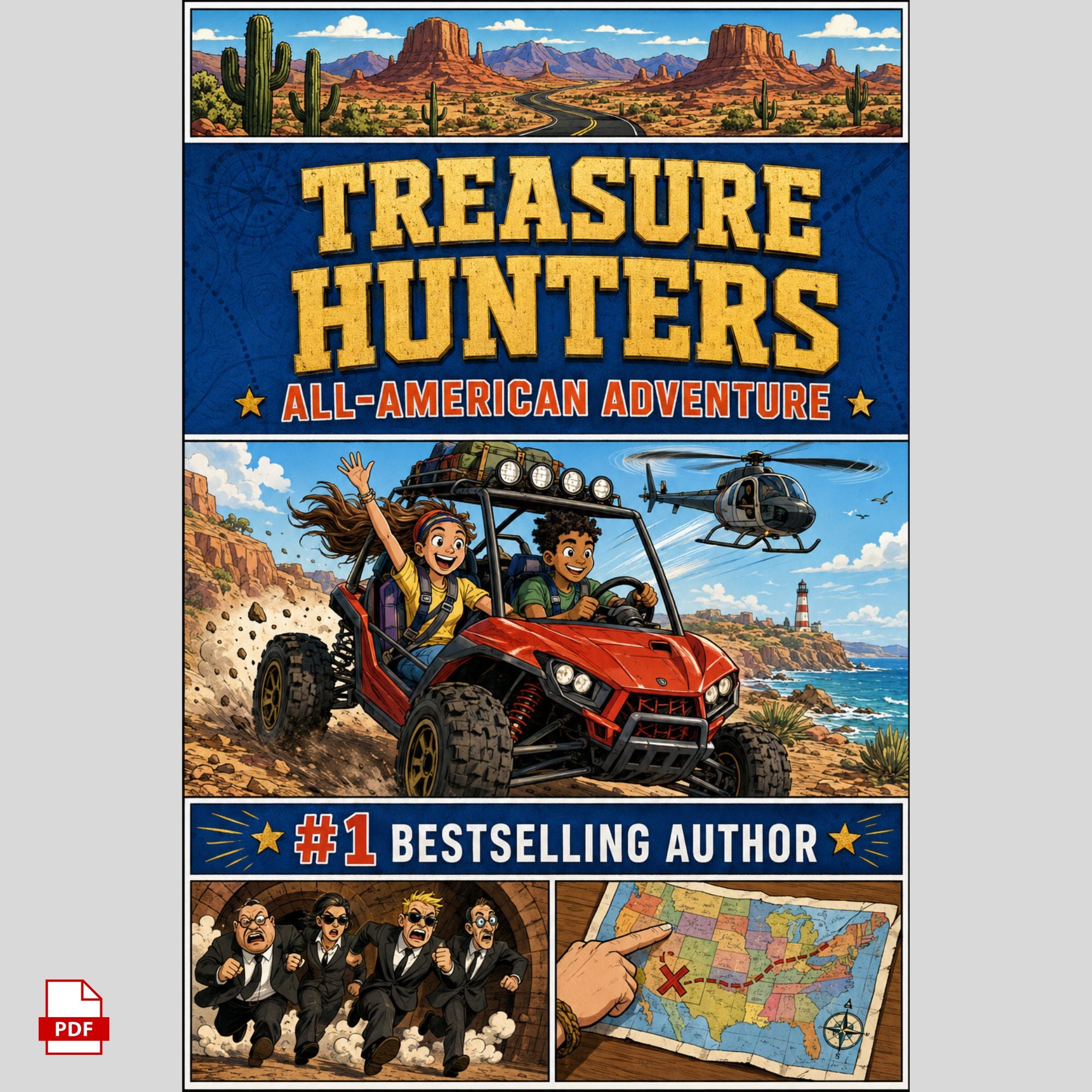 Kids American History Adventure PDF – Illustrated Mystery Ebook Hope Diamond Ages 8-12