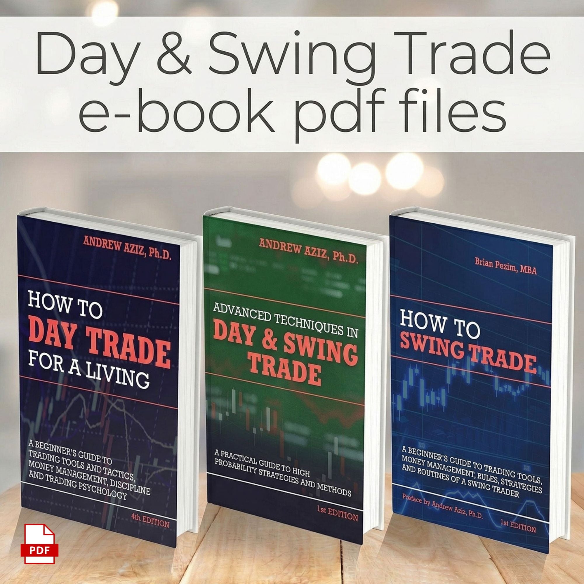 Day & Swing Trading Complete Bundle: 3 PDF Guides for Beginners to Advanced - PDF | the7finds