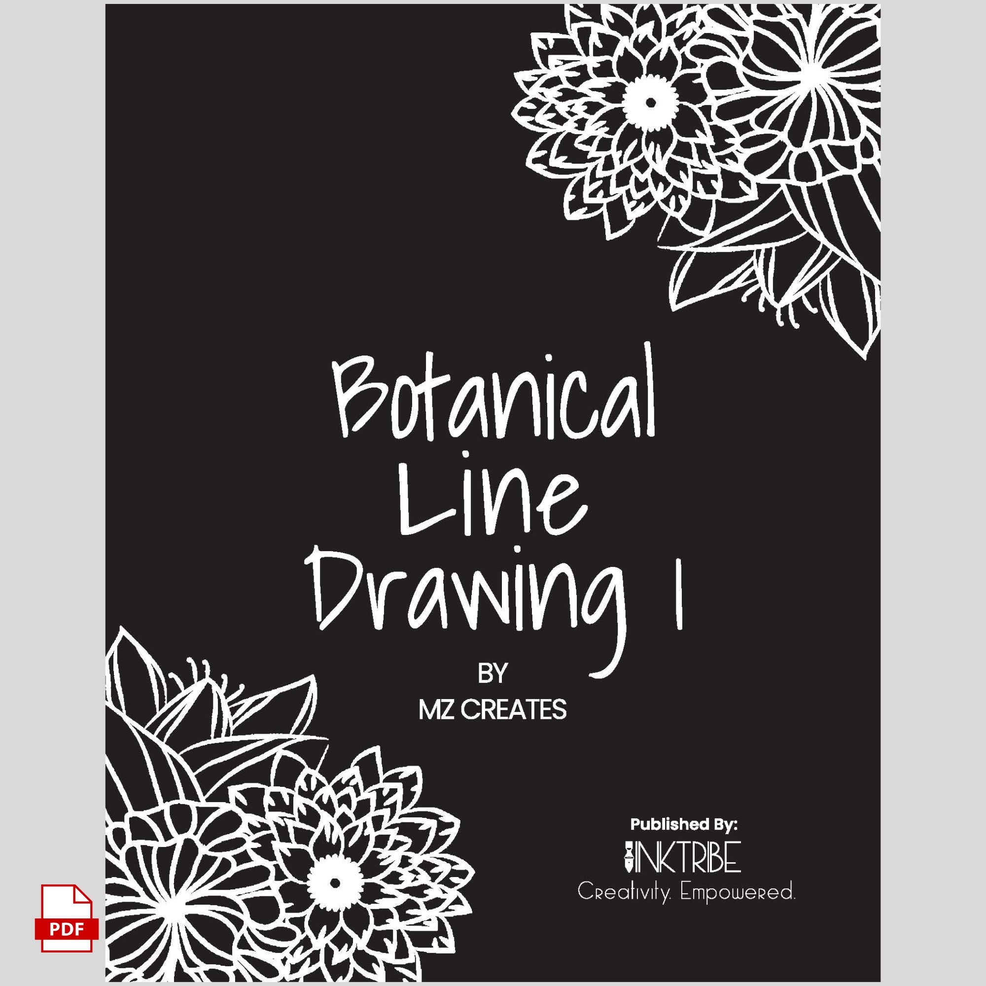 Botanical Line Drawing I by MZ Creates - PDF | the7finds