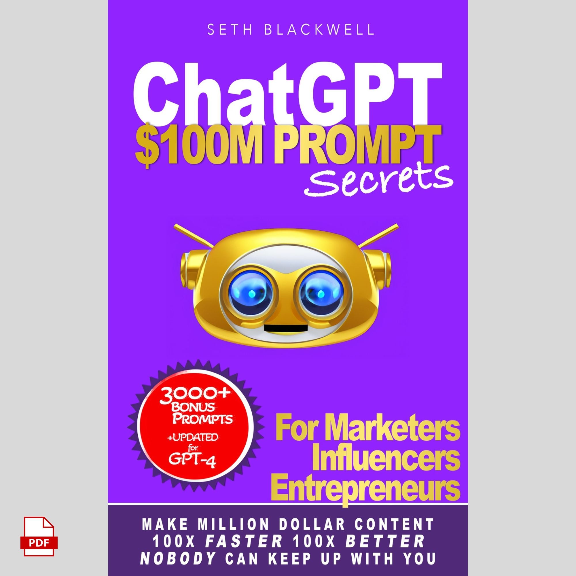 AI Prompt Secrets for Content Marketing: 3,000+ Prompts for Marketers, Influencers & Entrepreneurs (PDF) - PDF | the7finds