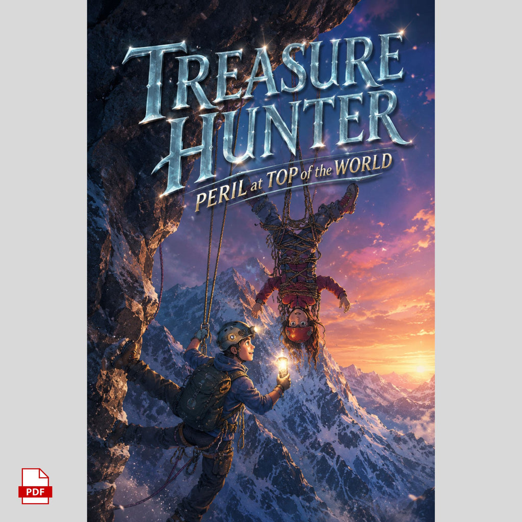 Kids Adventure Treasure Hunt Story PDF – Illustrated Family Spy Mystery Book for Ages 8–12