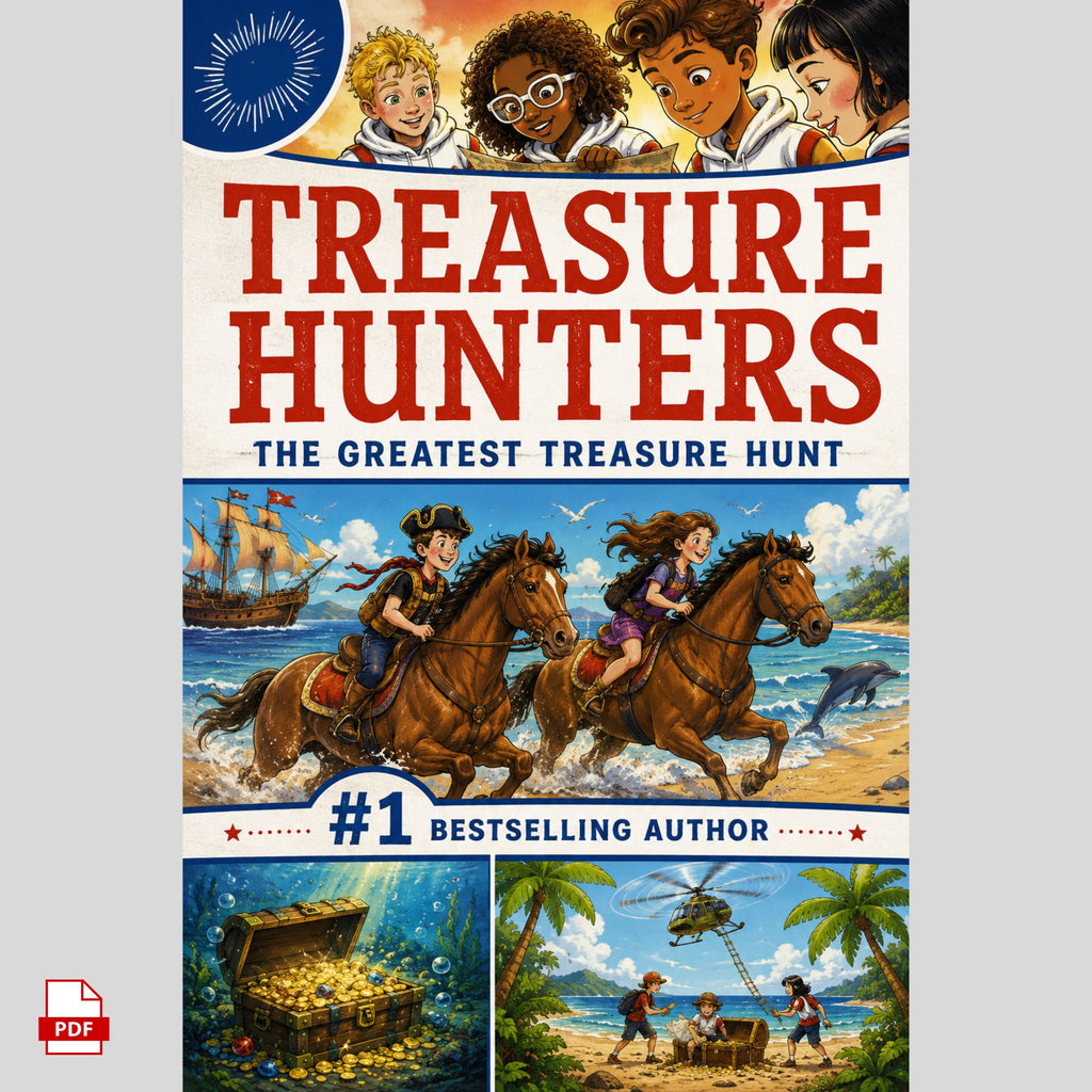 Kids Art Heist Adventure PDF – Illustrated Rival Family Mystery Ebook Da Vinci Ages 8-12
