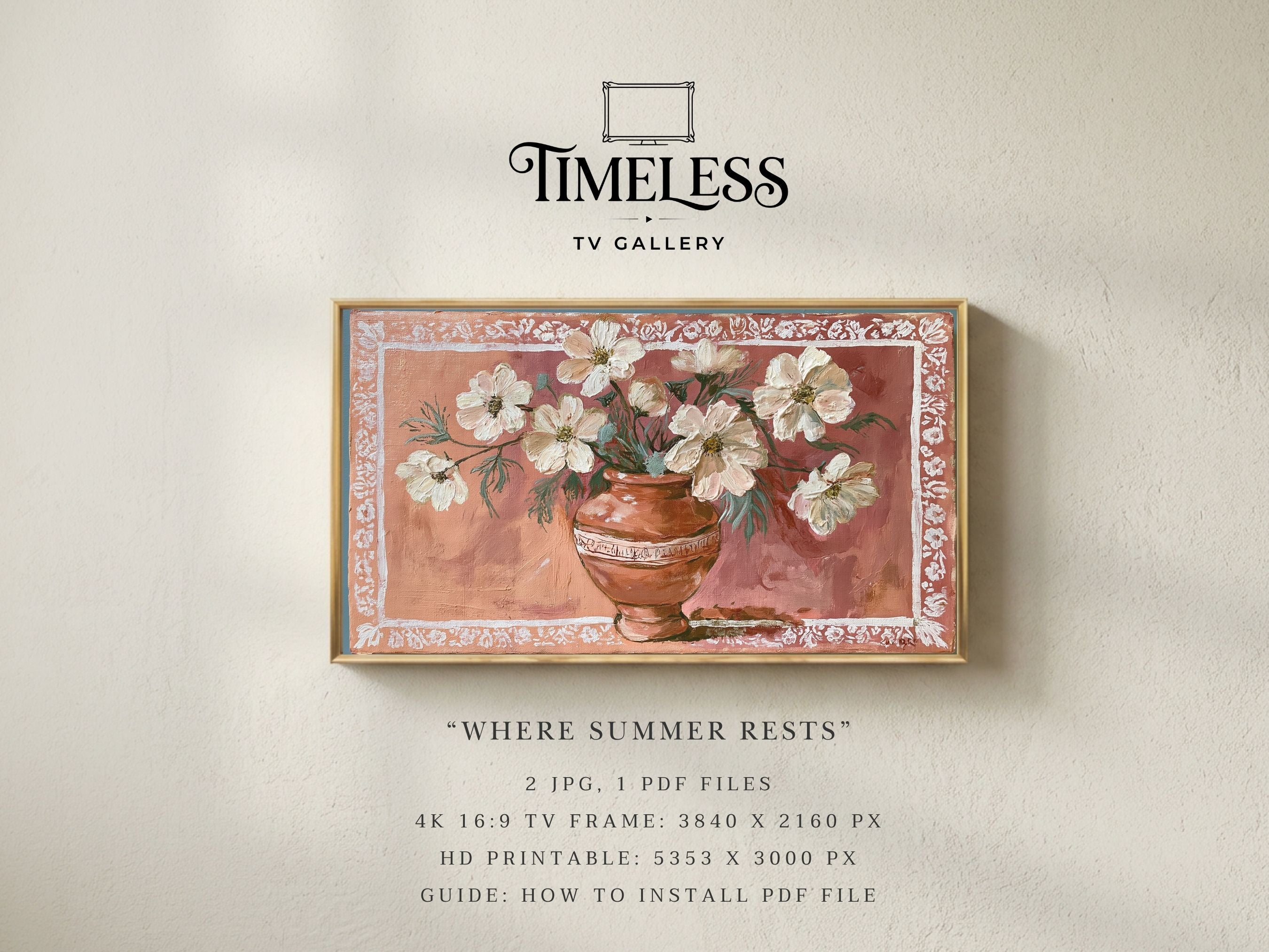 Where Summer Rests | Samsung Frame TV Art | Digital Download