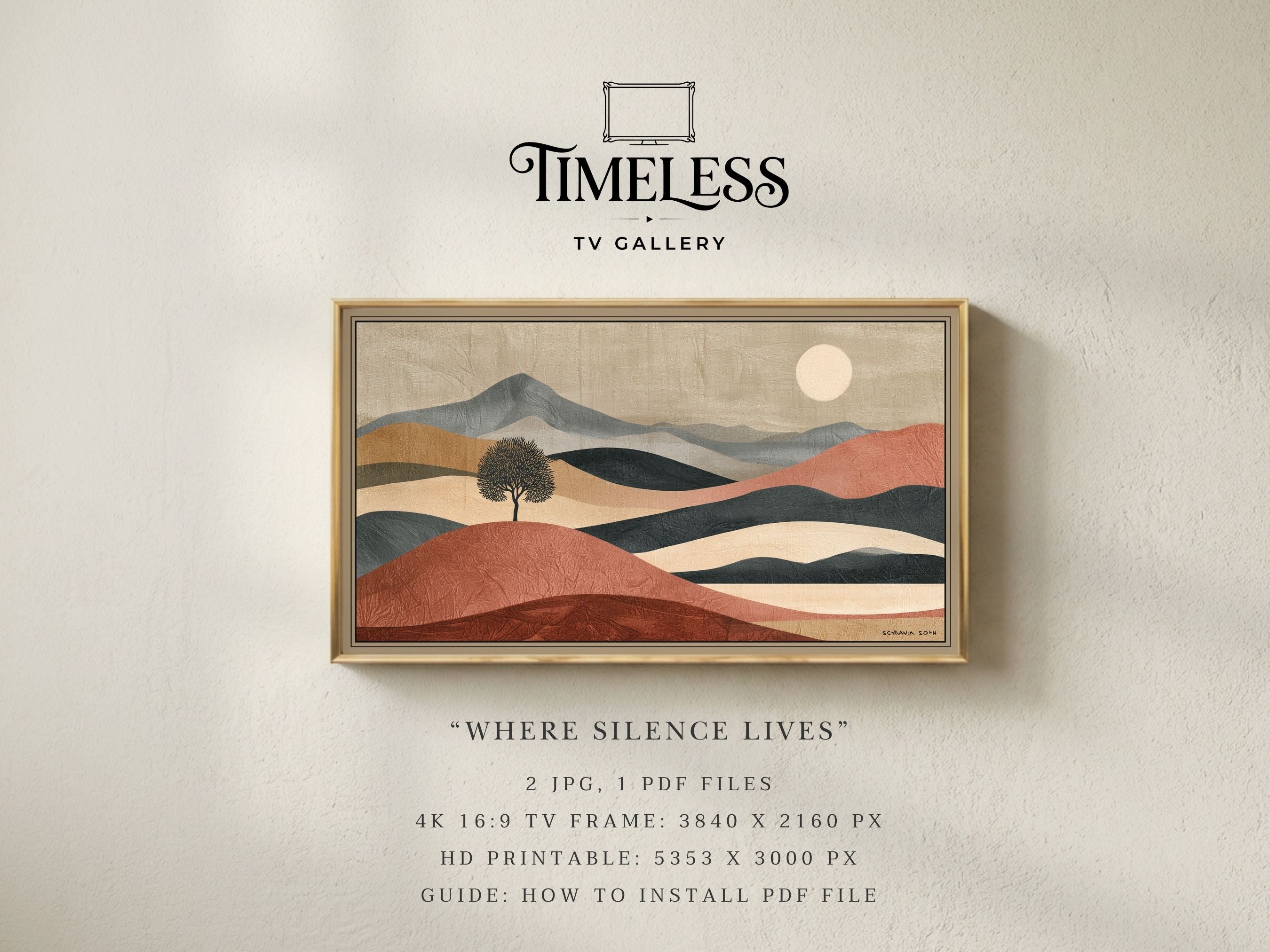 Where Silence Lives | Samsung Frame TV Art | Digital Download