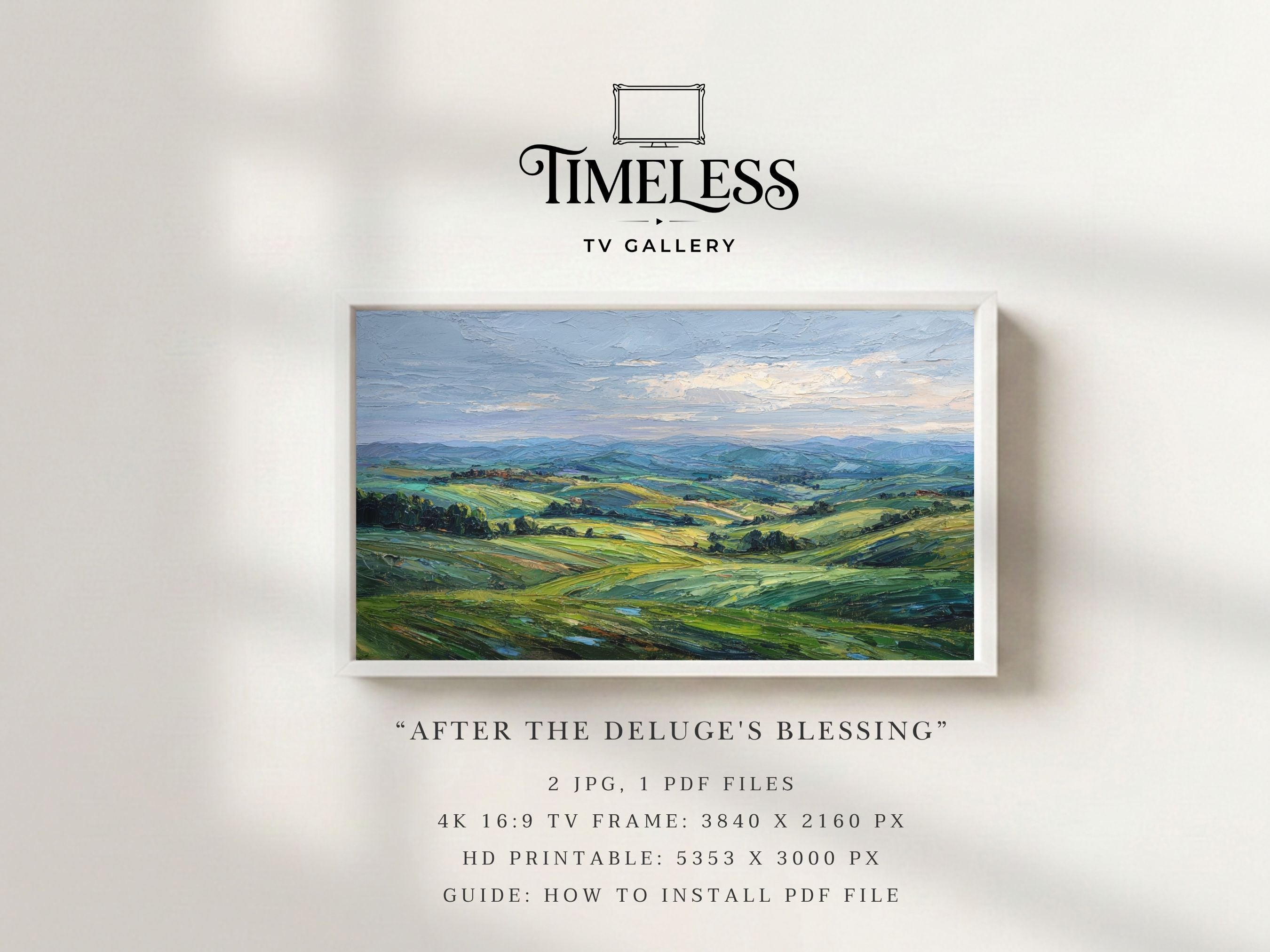 After the Deluge's Blessing #230 | Samsung Frame TV Art | Digital Download