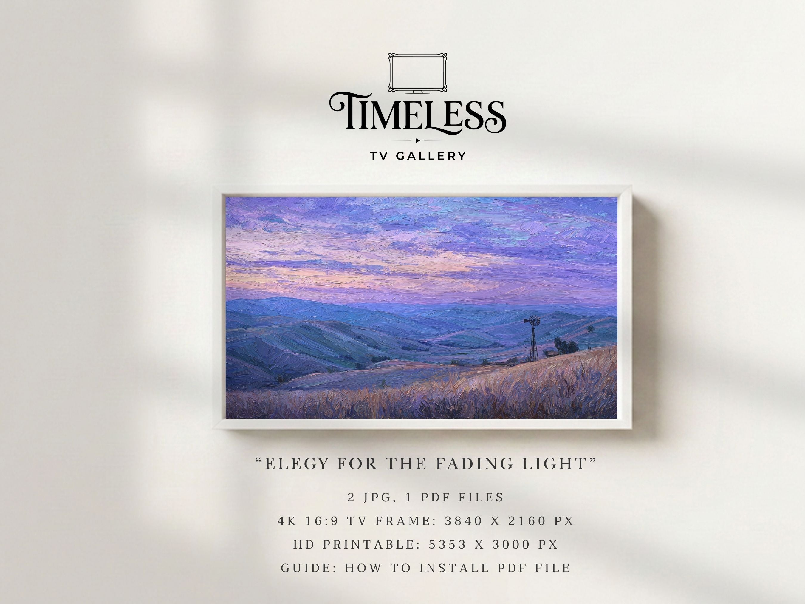Elegy for the Fading Light #224 | Samsung Frame TV Art | Digital Download