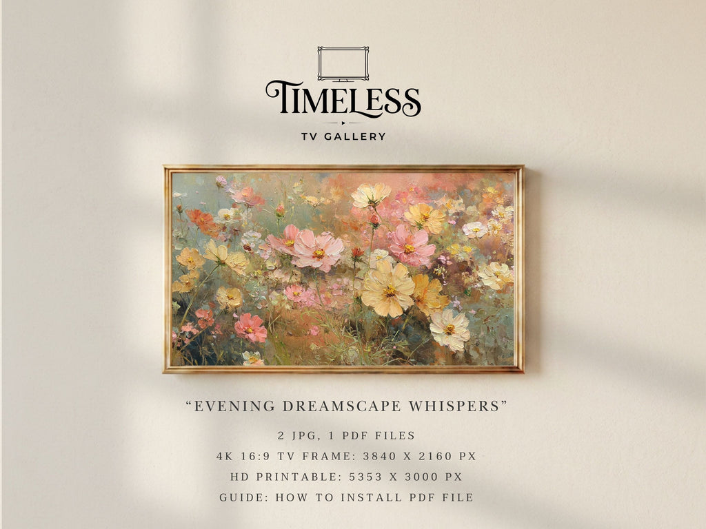 Evening Dreamscape Whispers | Samsung Frame TV Art | Digital Download