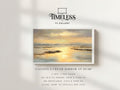 Lagoon's Cream Mirror at Dusk #197 | Samsung Frame TV Art | Digital Download