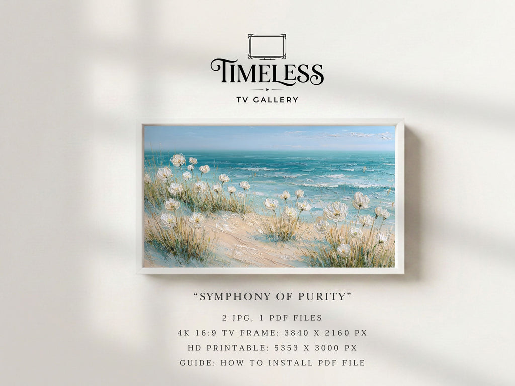 Symphony of Purity #157 | Samsung Frame TV Art | Digital Download