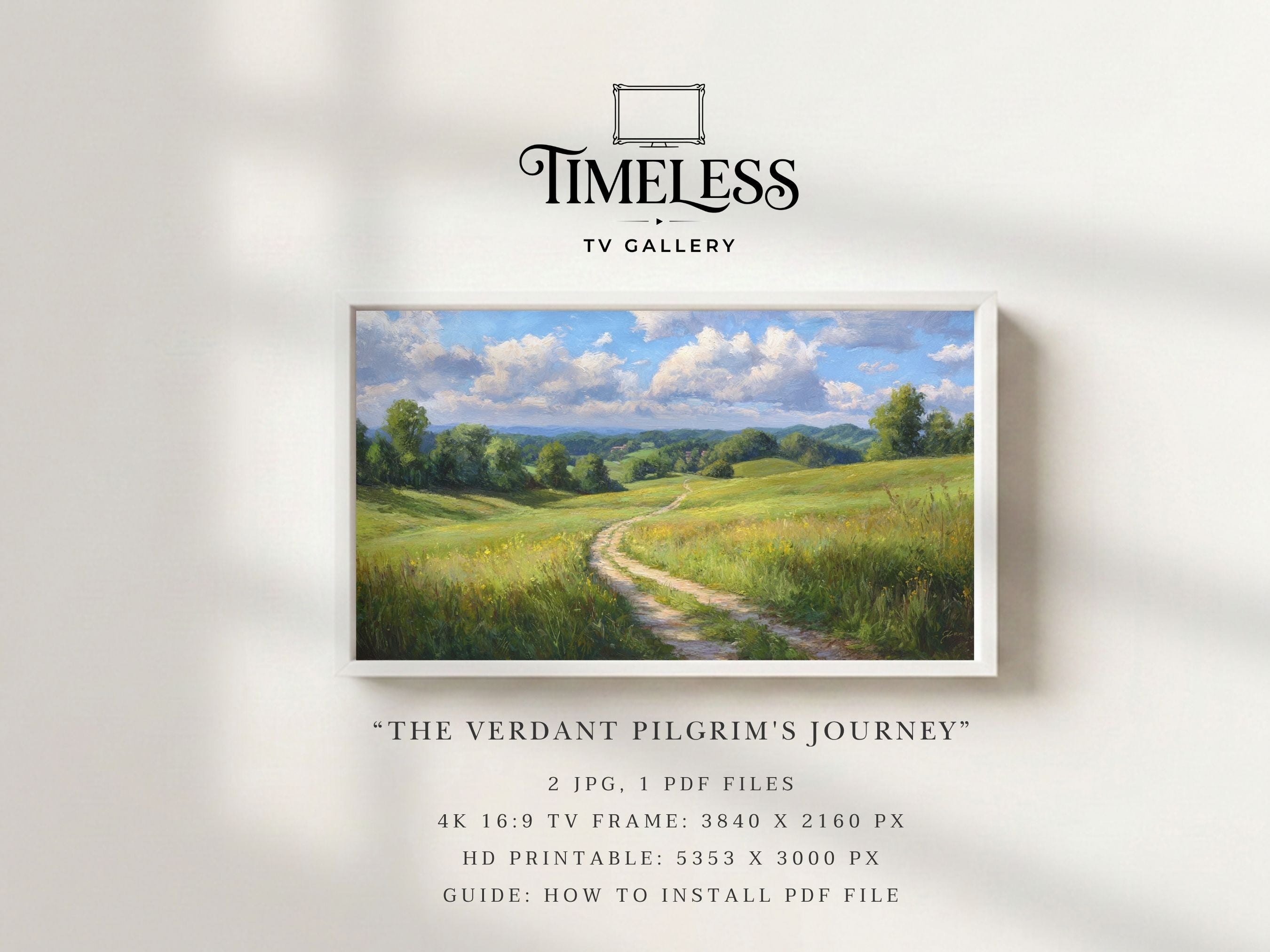 The Verdant Pilgrim's Journey #223 | Samsung Frame TV Art | Digital Download