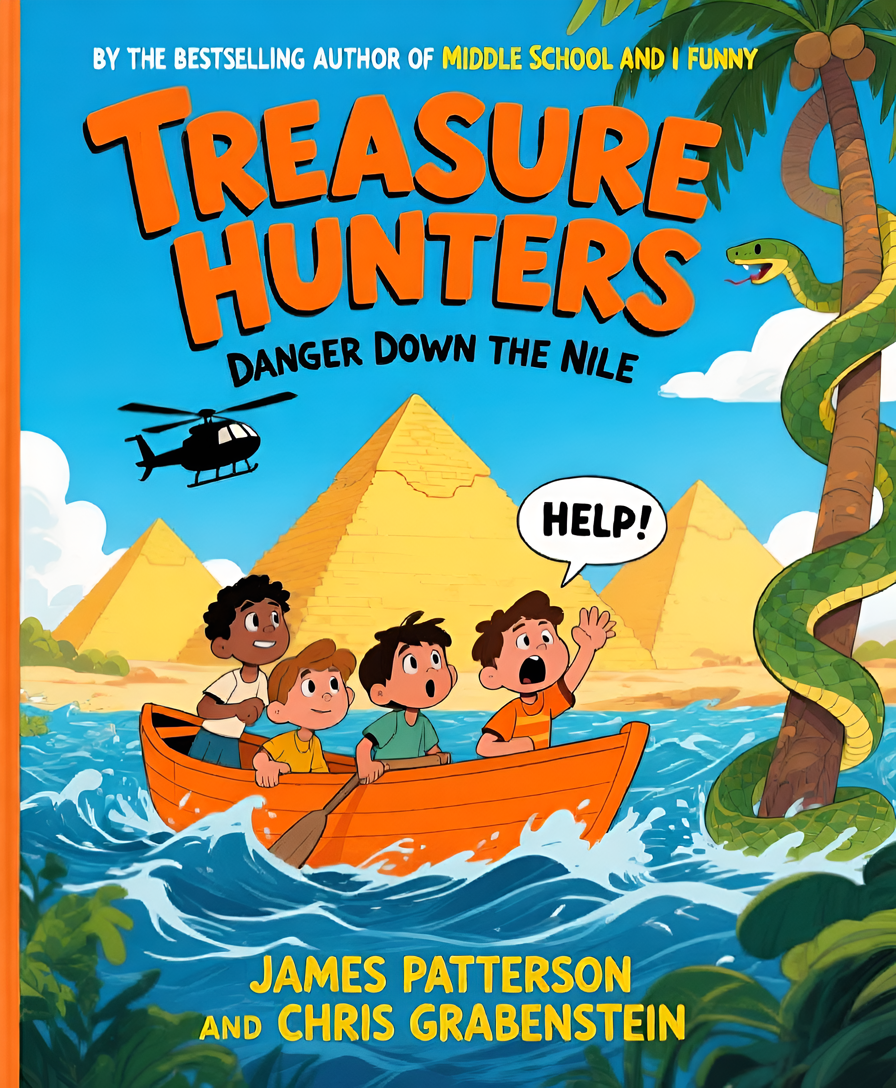 Danger Down the Nile: An Illustrated Kids Adventure Novel — Treasure Hunters Book 2 (PDF)