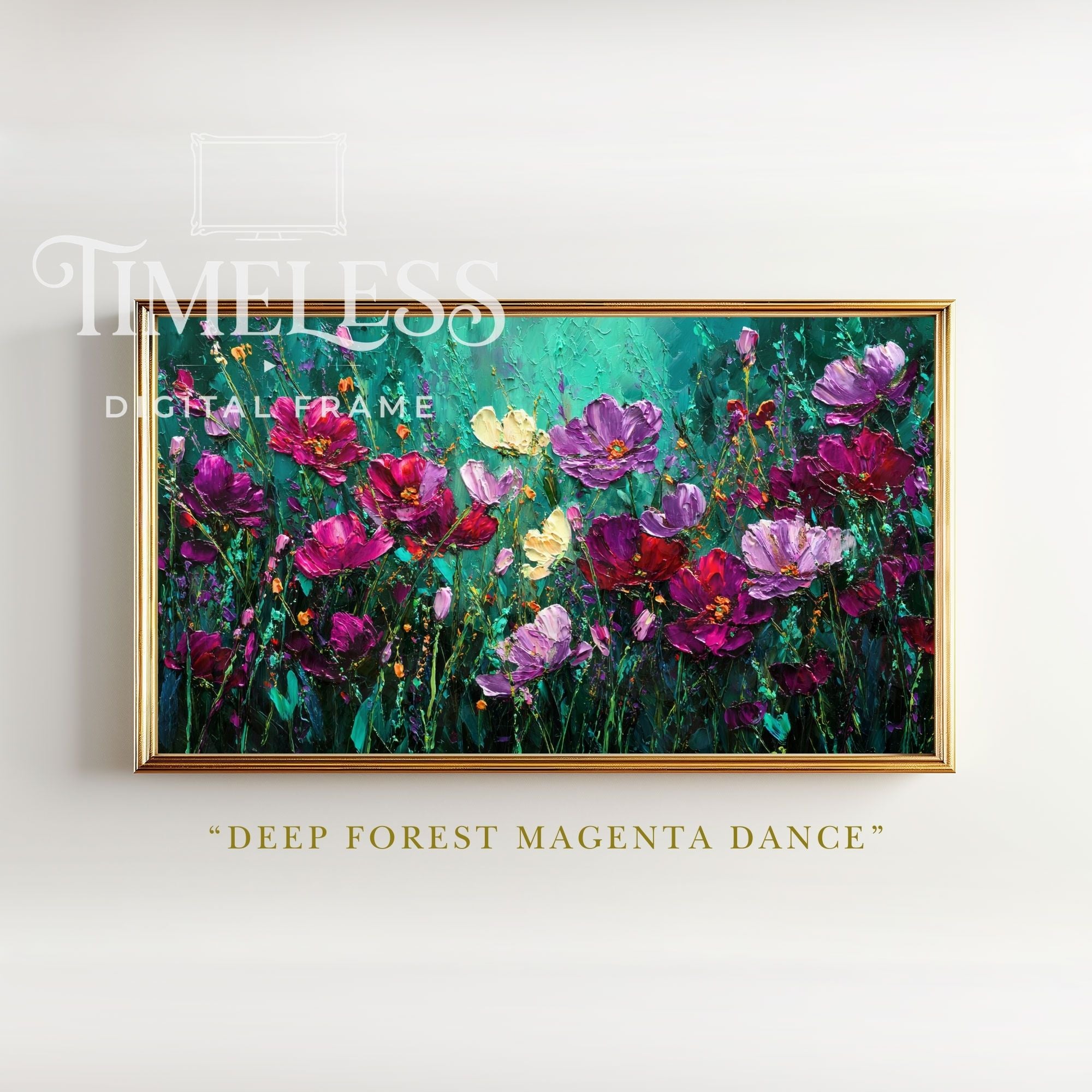 Deep Forest Magenta Dance #67 | Samsung Frame TV Art