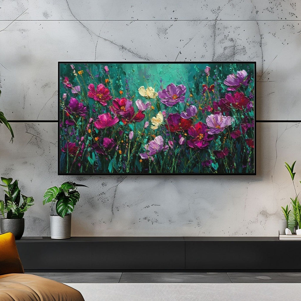 Deep Forest Magenta Dance #67 | Samsung Frame TV Art