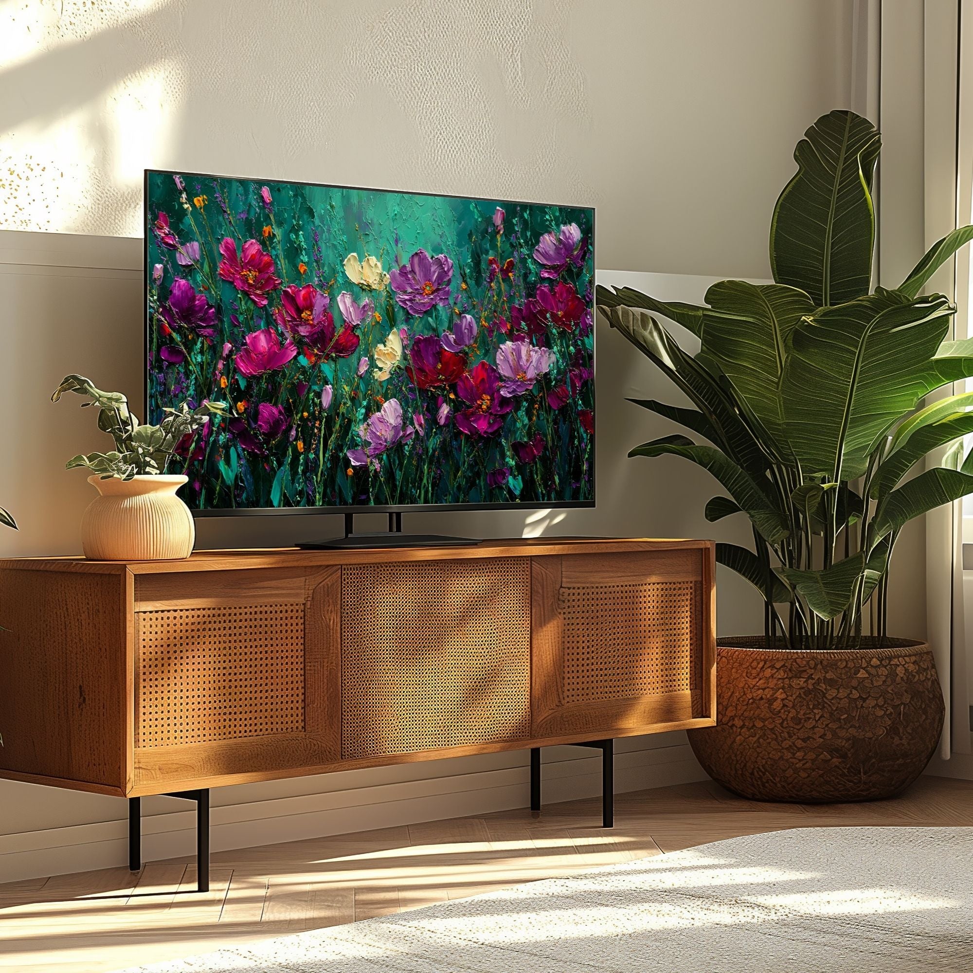 Deep Forest Magenta Dance #67 | Samsung Frame TV Art