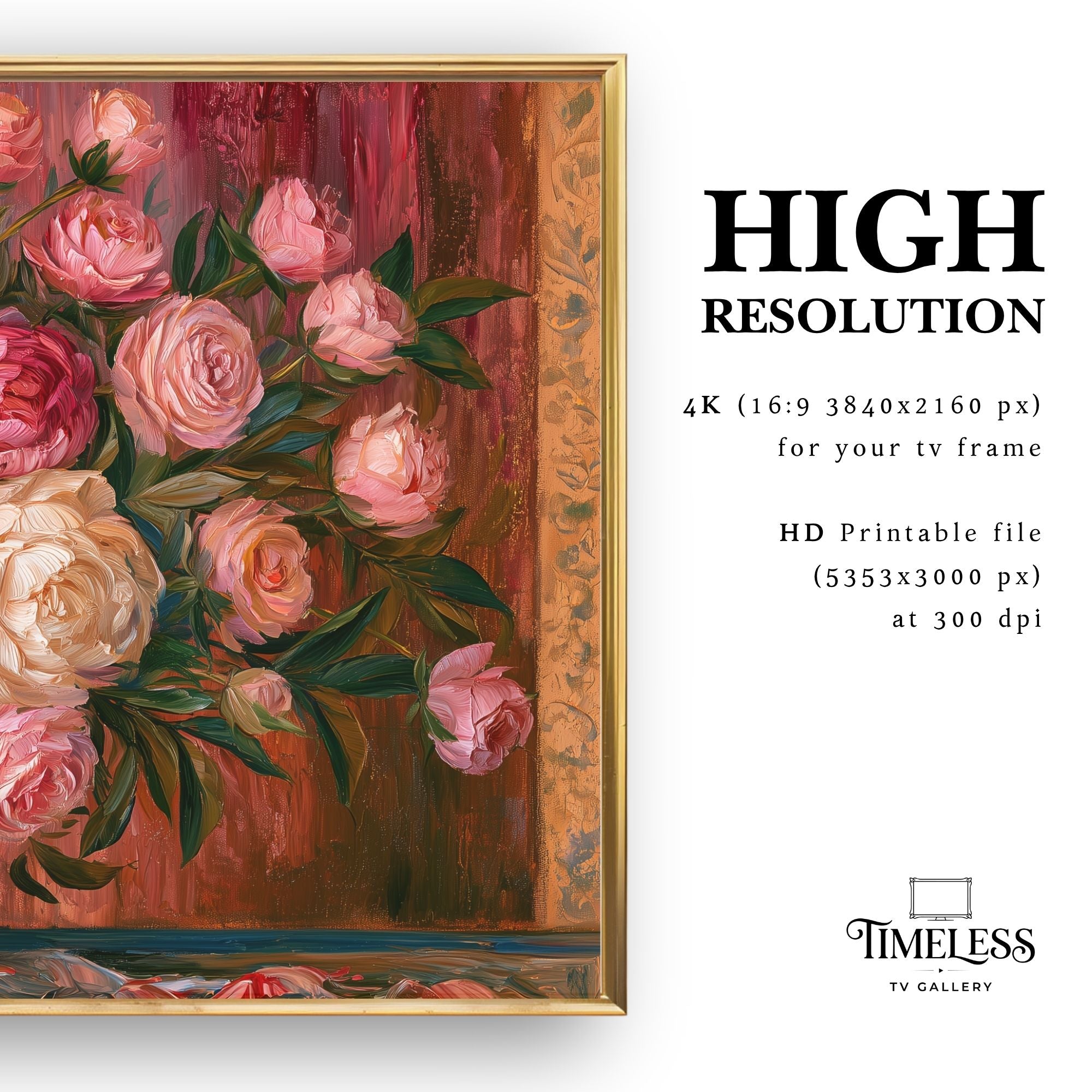 Devotion, Painted in Petals - Digital Wall Art | the7finds
