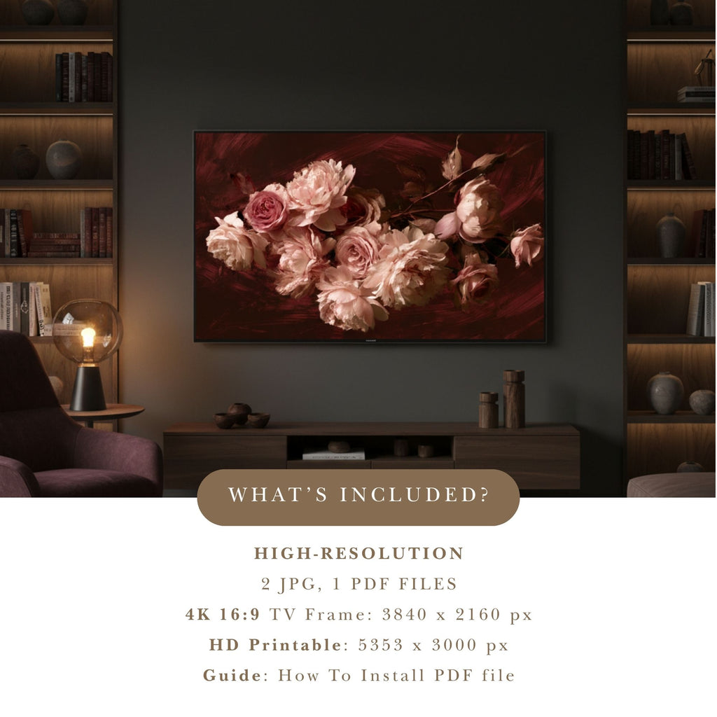 Falling Softly Into Bloom 378 - Digital Wall Art | the7finds