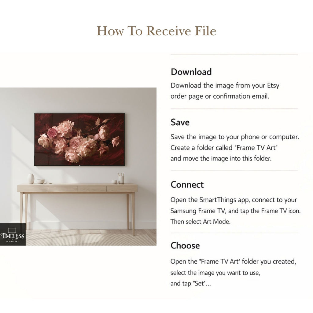 Falling Softly Into Bloom 378 - Digital Wall Art | the7finds