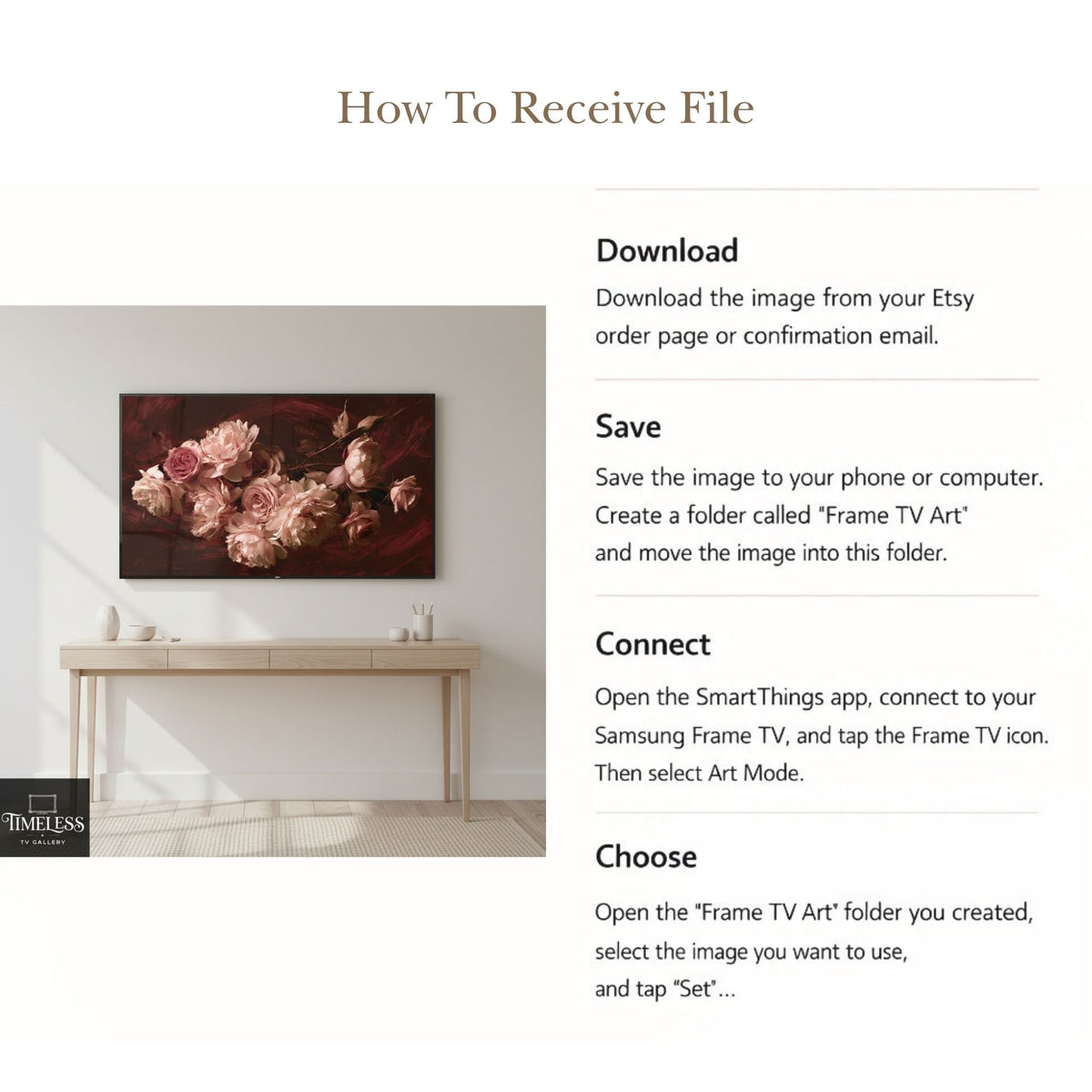 Falling Softly Into Bloom 378 - Digital Wall Art | the7finds