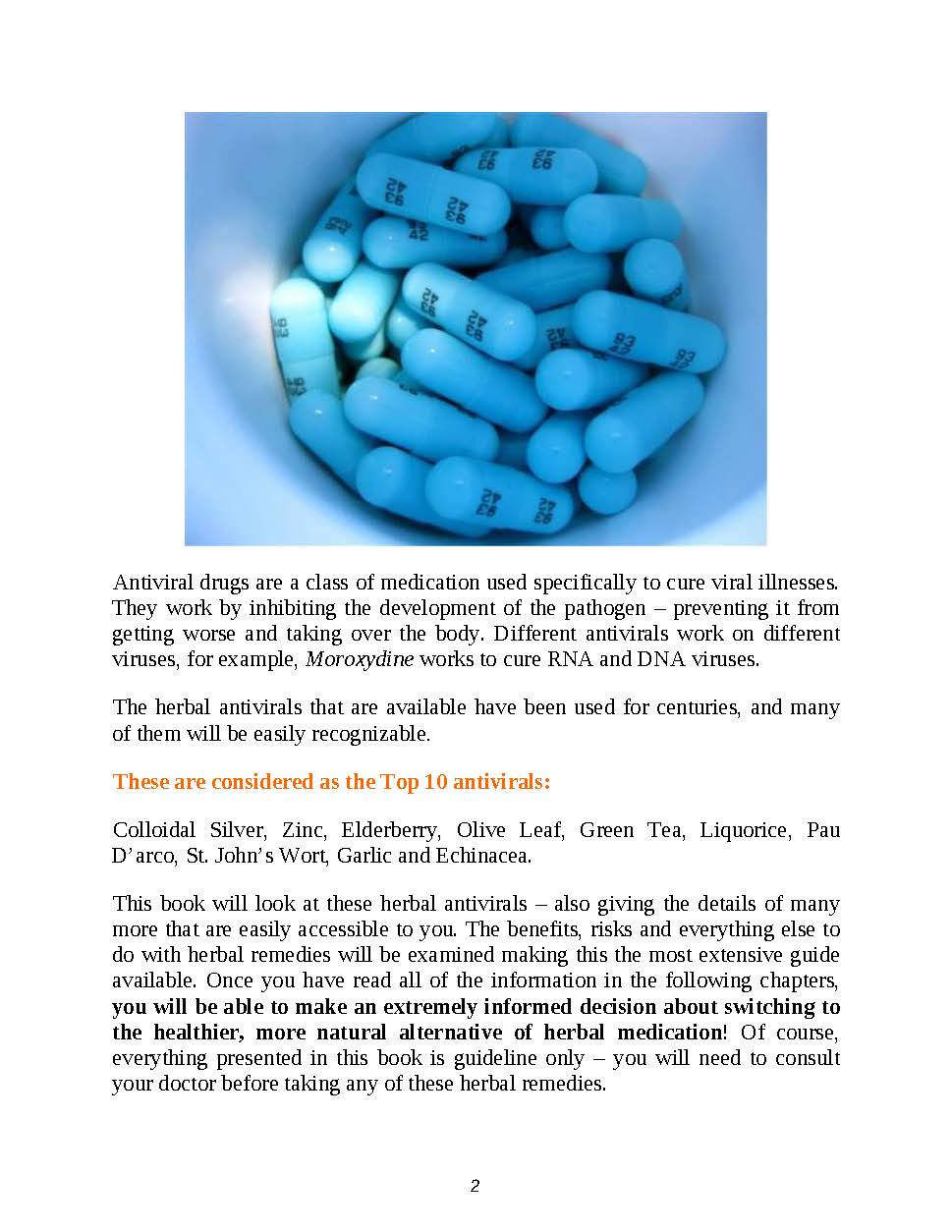 Herbal Antivirals: A-Z Guide to Natural Antiviral Herbs & Remedies (PDF)