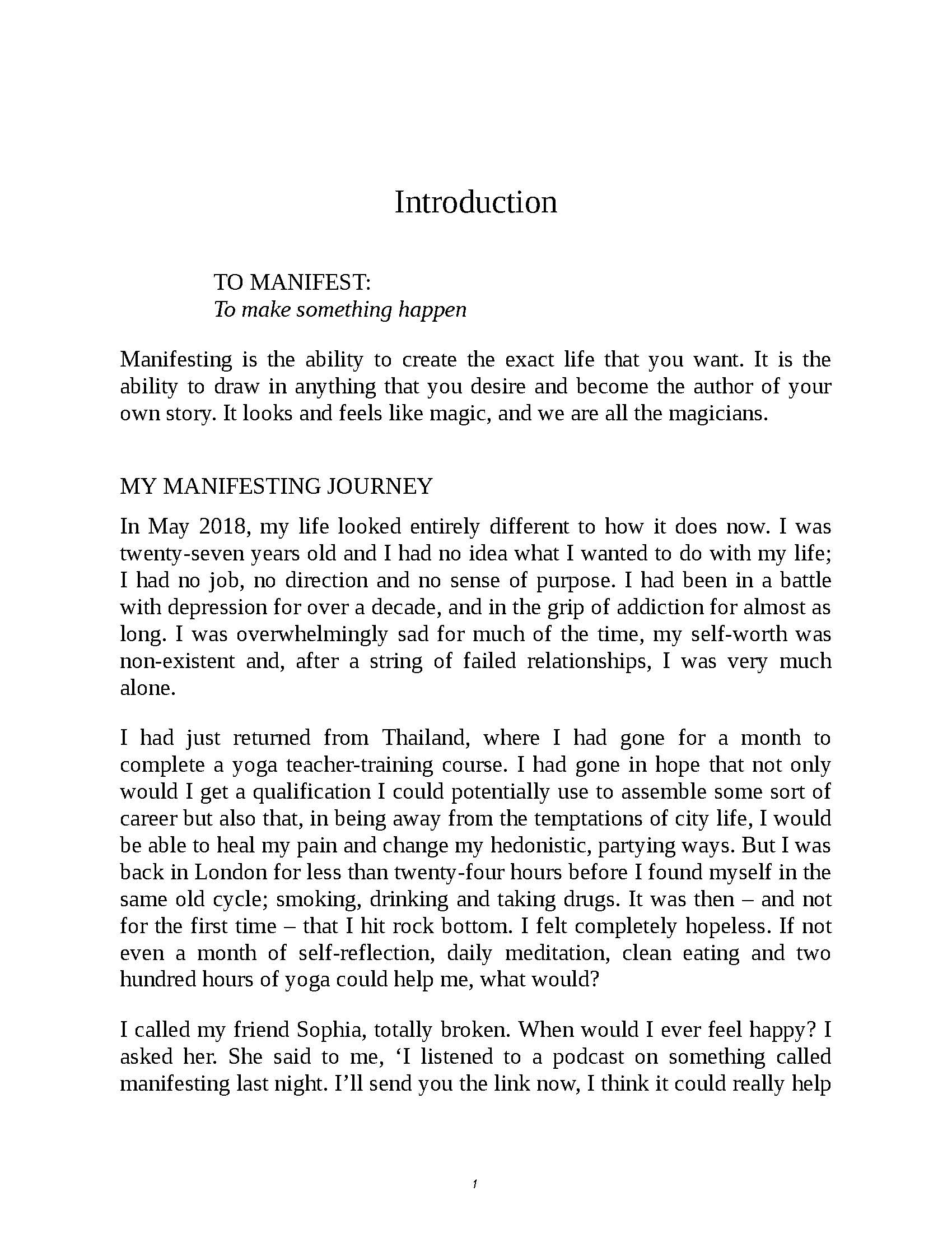 Manifestation Guide PDF — 7 steps overview