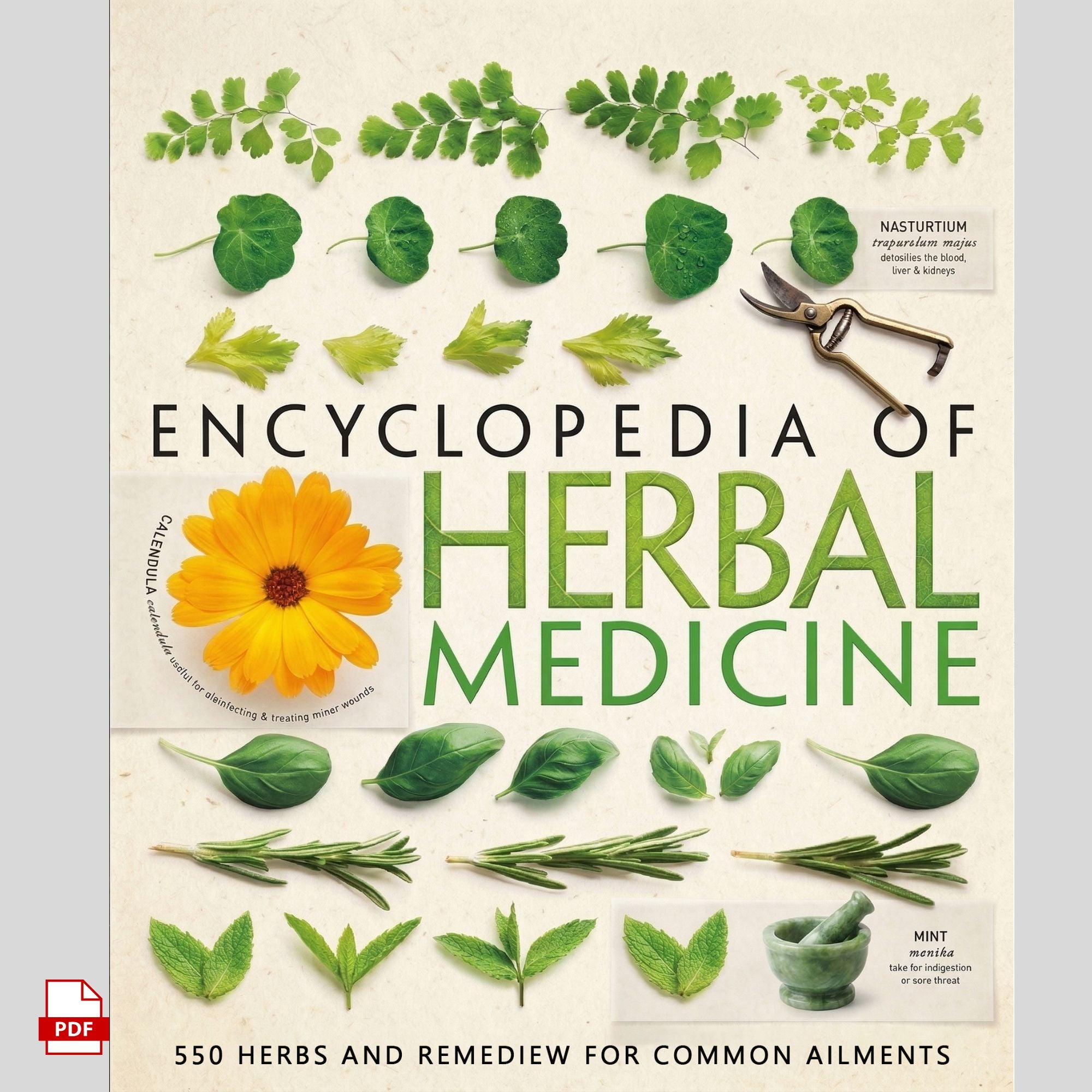 Herbal Medicine Encyclopedia: 550 Herbs & Remedies for Common Ailments (PDF)