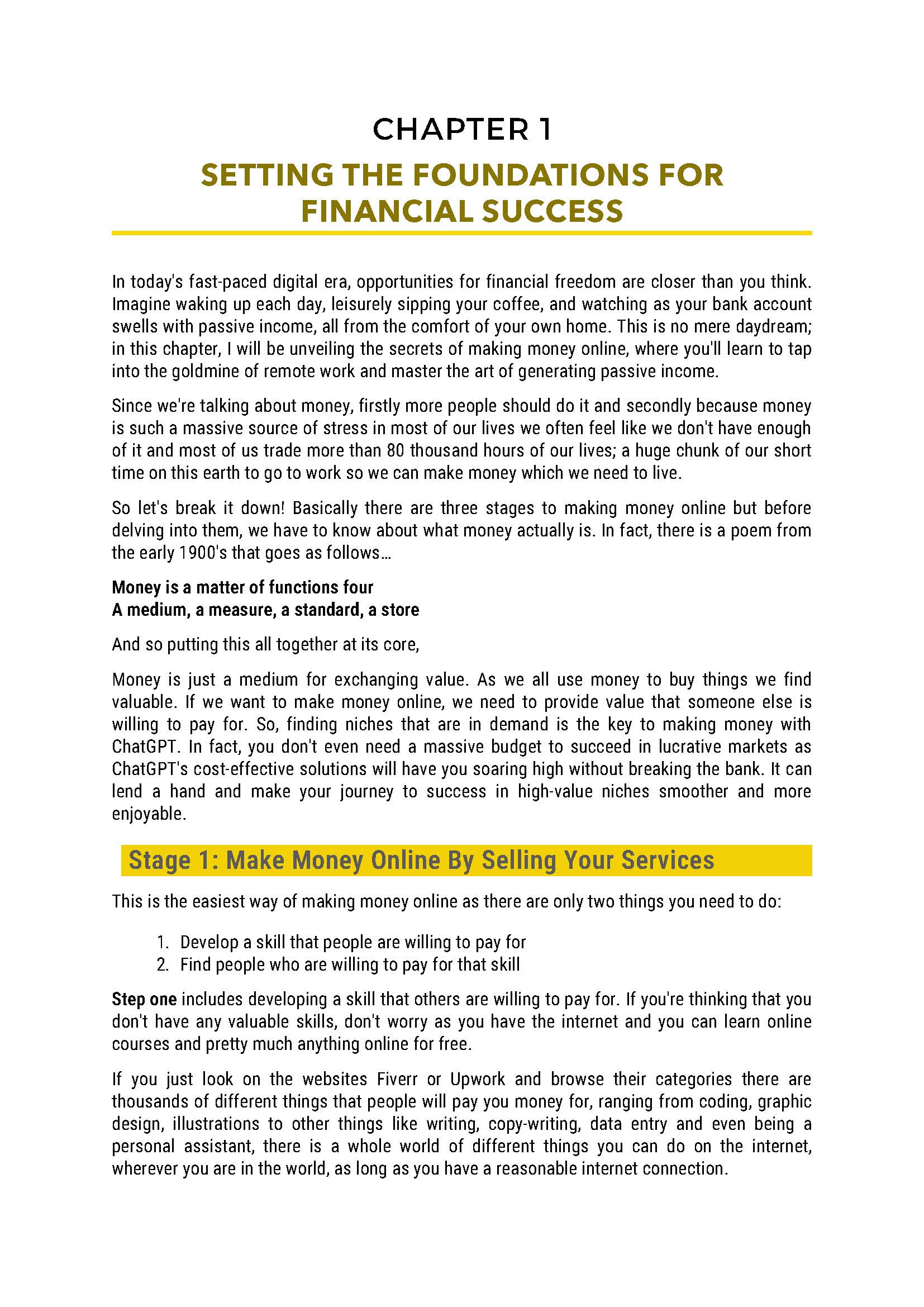 AI Money-Making Blueprint: Beginner's Guide to Building Online Income with AI Tools (PDF)
