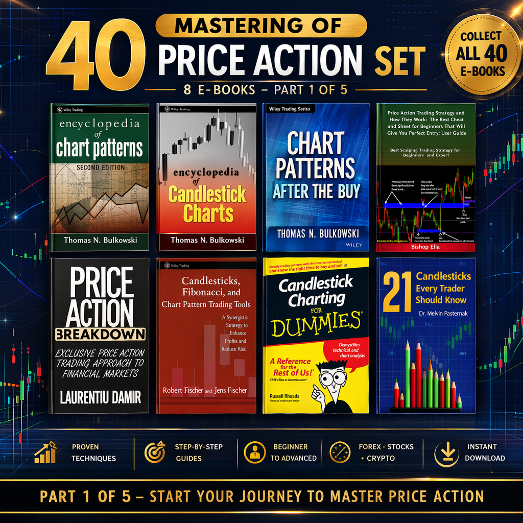 40 Mastering of Price Action – Complete Trading Guide Bundle (40 PDF eBooks)