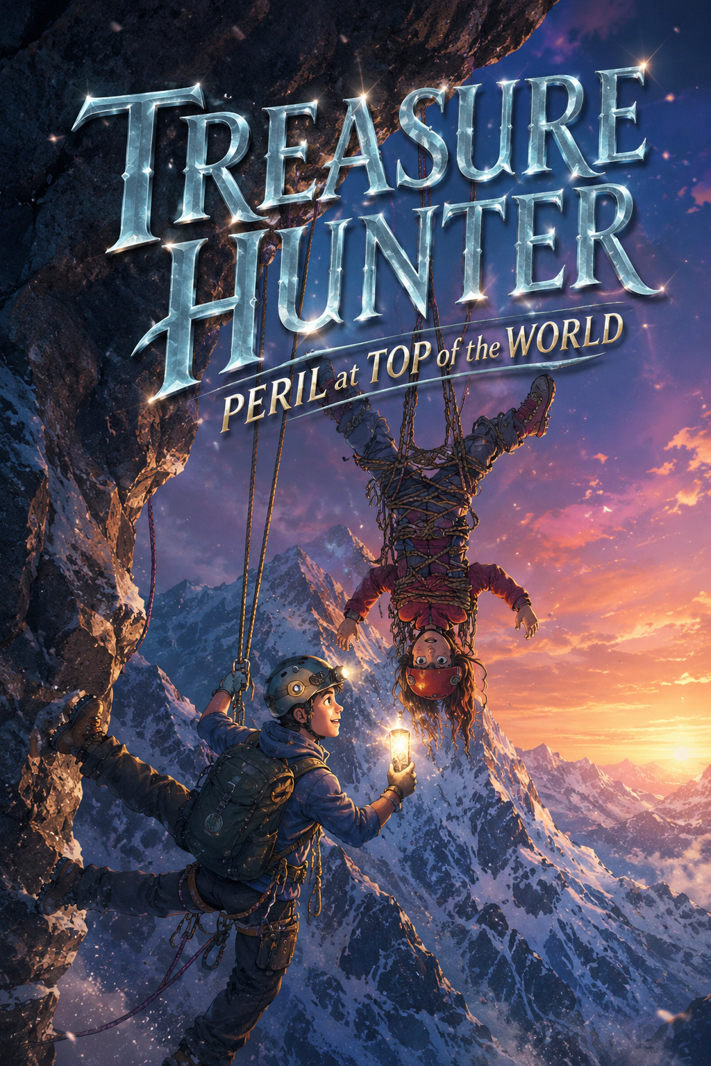 Treasure Hunters Peril at Top of the World book cover