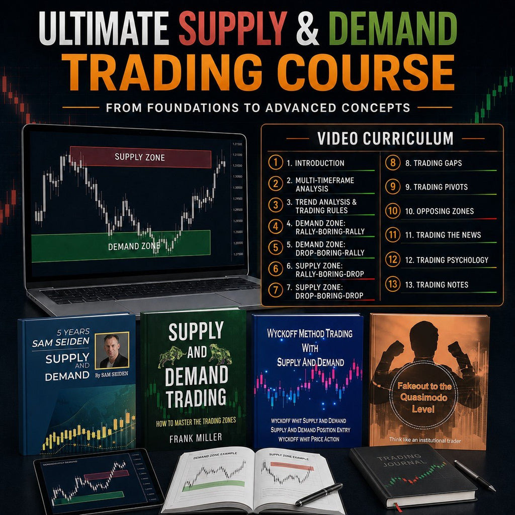 Supply & Demand Trading Course – 13 Video Lectures + 16 PDF Guides | Price Action Masterclass for Forex, Stocks & Crypto - PDF | the7finds