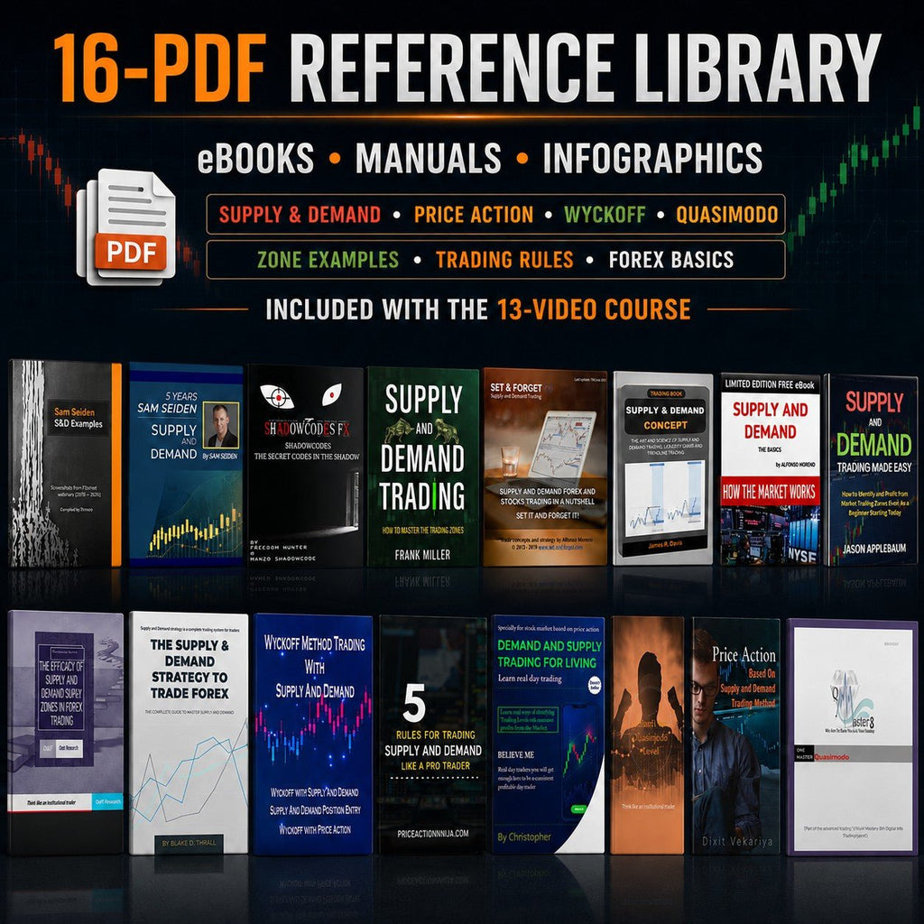 Supply & Demand Trading Course – 13 Video Lectures + 16 PDF Guides | Price Action Masterclass for Forex, Stocks & Crypto - PDF | the7finds