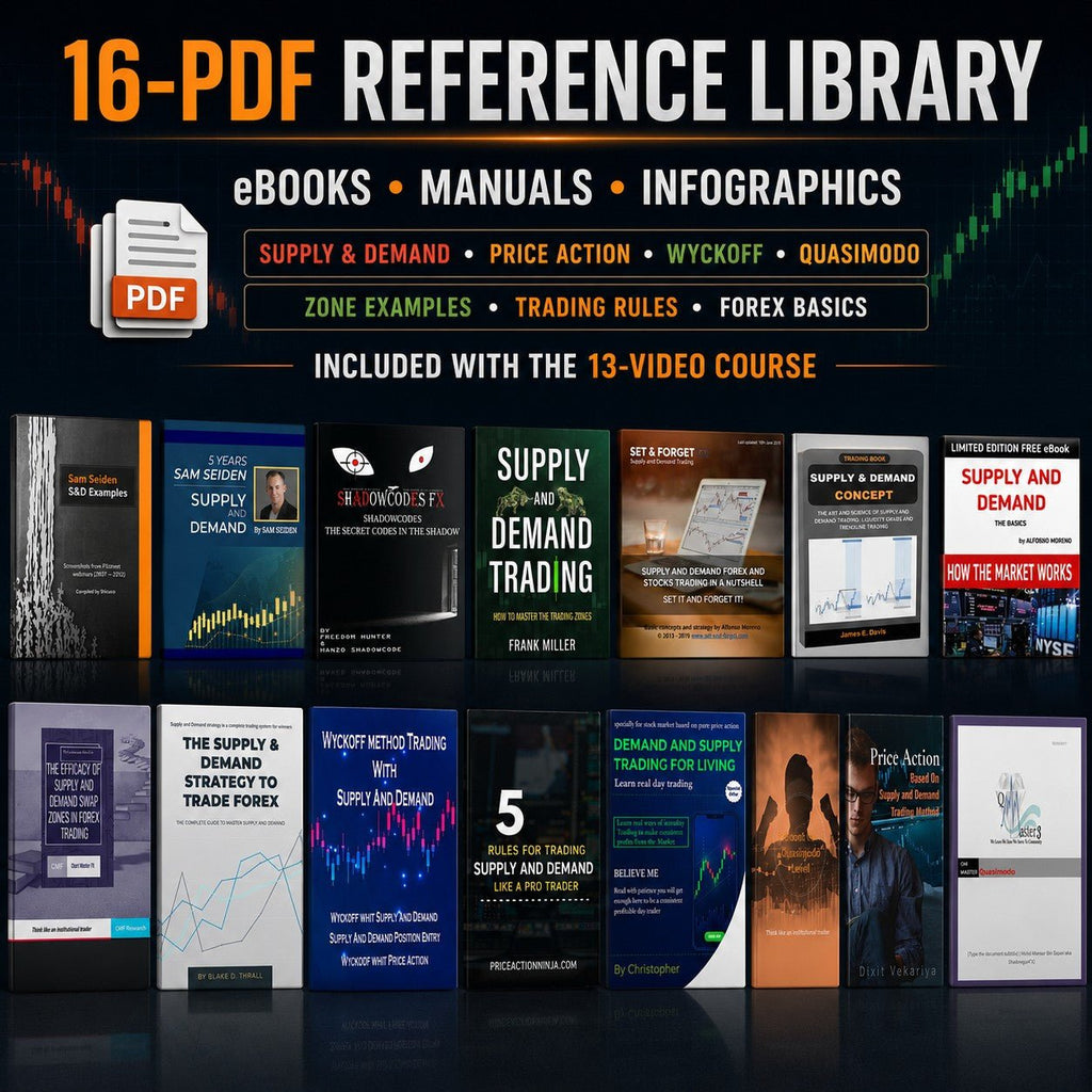 Supply & Demand Trading Course – 13 Video Lectures + 16 PDF Guides | Price Action Masterclass for Forex, Stocks & Crypto - PDF | the7finds