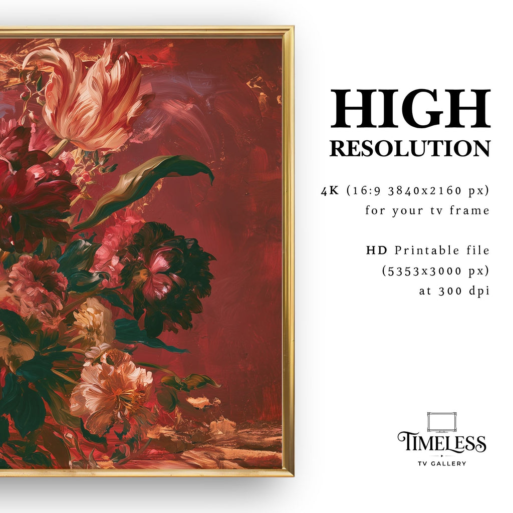 The Hush Between Petals - Digital Wall Art | the7finds