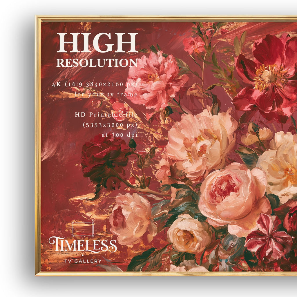 The Hush Between Petals - Digital Wall Art | the7finds