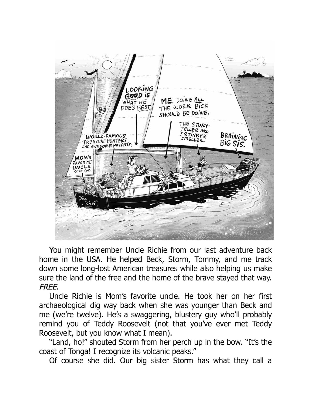 Kids Shipwreck Treasure Hunt PDF – Illustrated Australia Pacific Adventure Ebook Ages 8-12