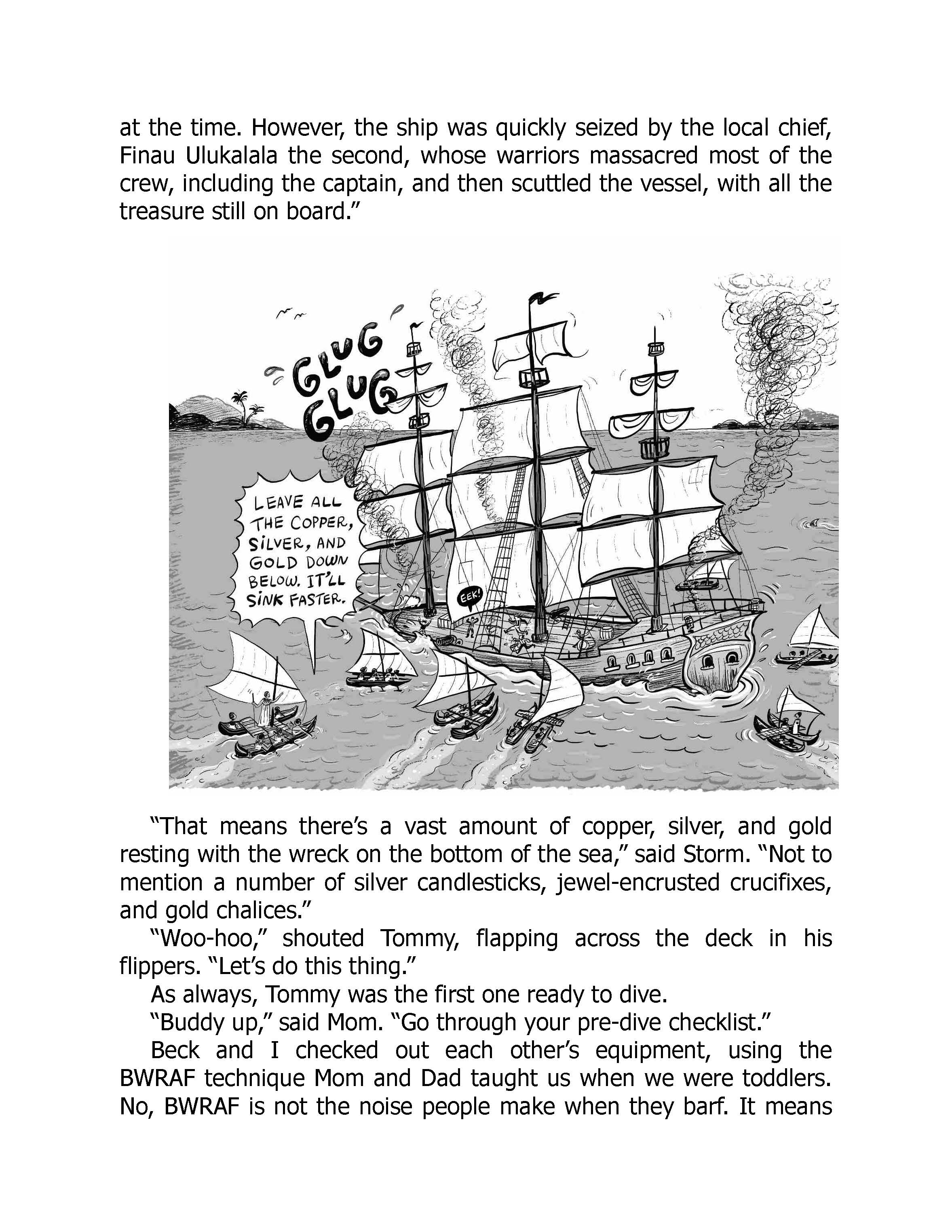 Kids Shipwreck Treasure Hunt PDF – Illustrated Australia Pacific Adventure Ebook Ages 8-12