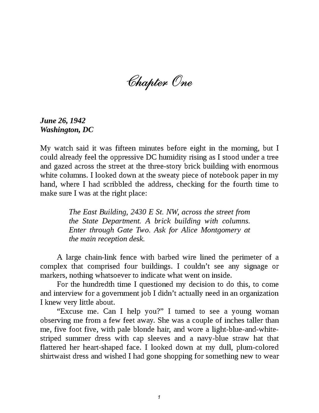 Shadows Over Washington — A WWII Women Spies Novel Set in the OSS Era (PDF)