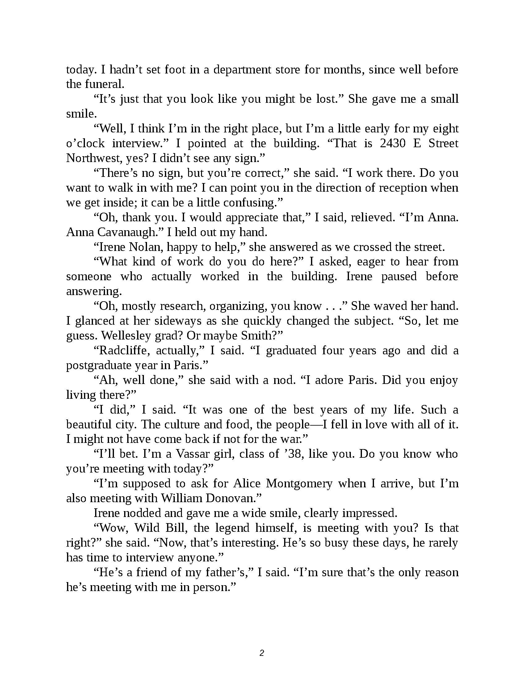 Shadows Over Washington — A WWII Women Spies Novel Set in the OSS Era (PDF)